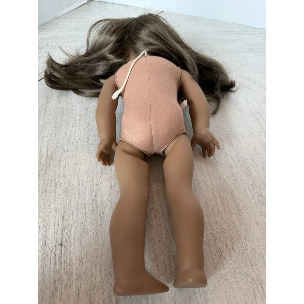 American Girl Truly Me 59 Doll 18” Brown Hair Eyes in Coconut the pup PJs Set